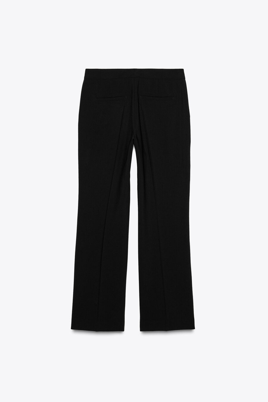 HIGH-WAIST BOOTCUT TROUSERS