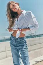 Z1975 STRAIGHT-LEG HIGH-WAIST JEANS