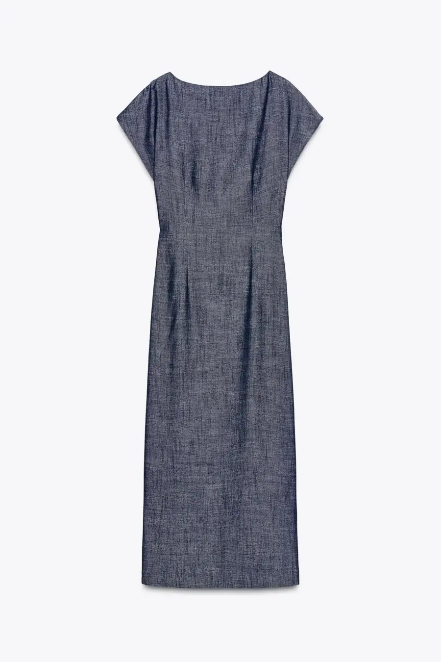 MIDI DRESS WITH GOLD APPLIQUÉ