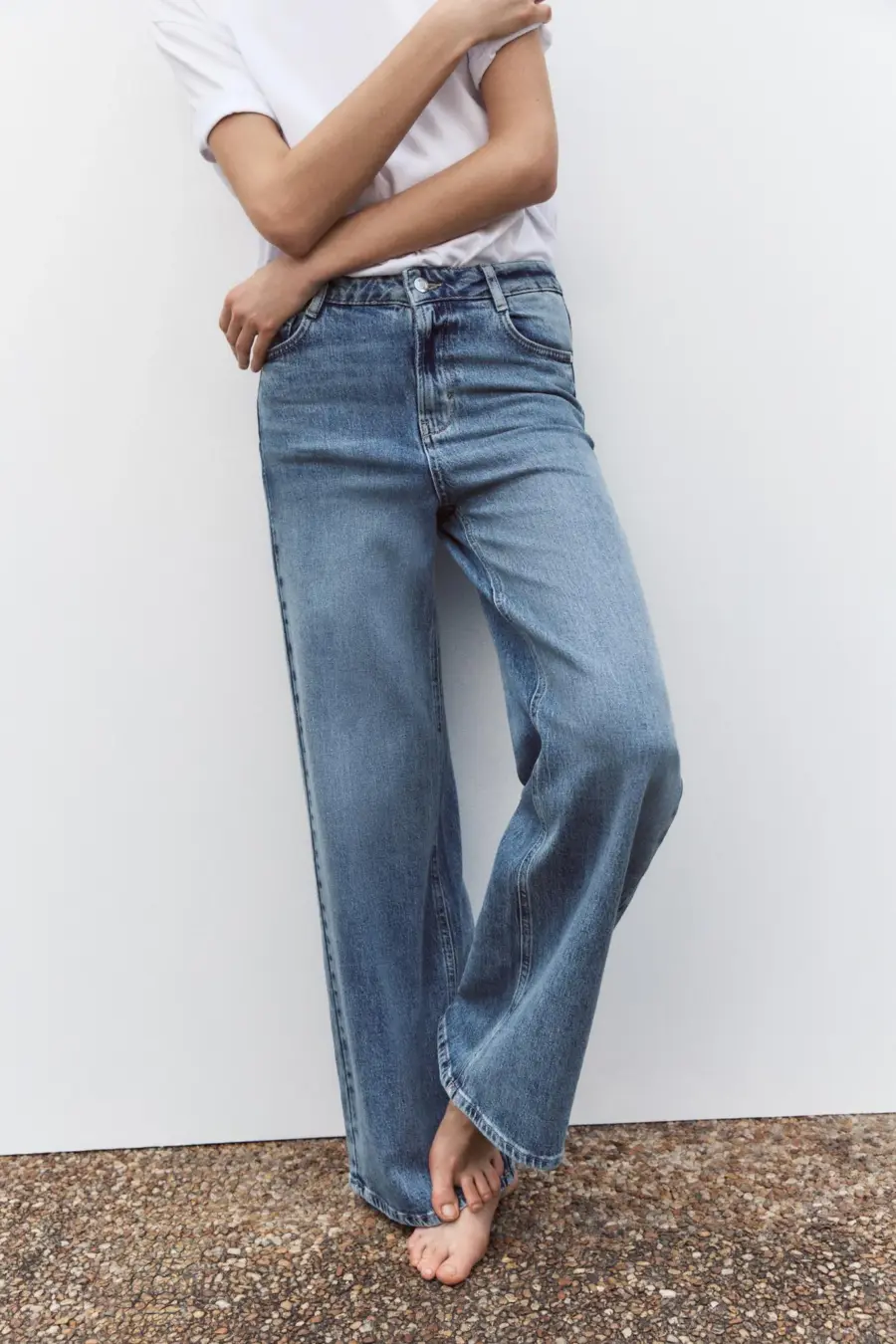 Z1975 WIDE-LEG HIGH-WAIST LONG LENGTH JEANS