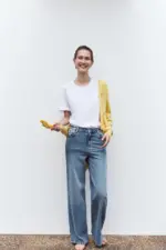 Z1975 WIDE-LEG HIGH-WAIST LONG LENGTH JEANS