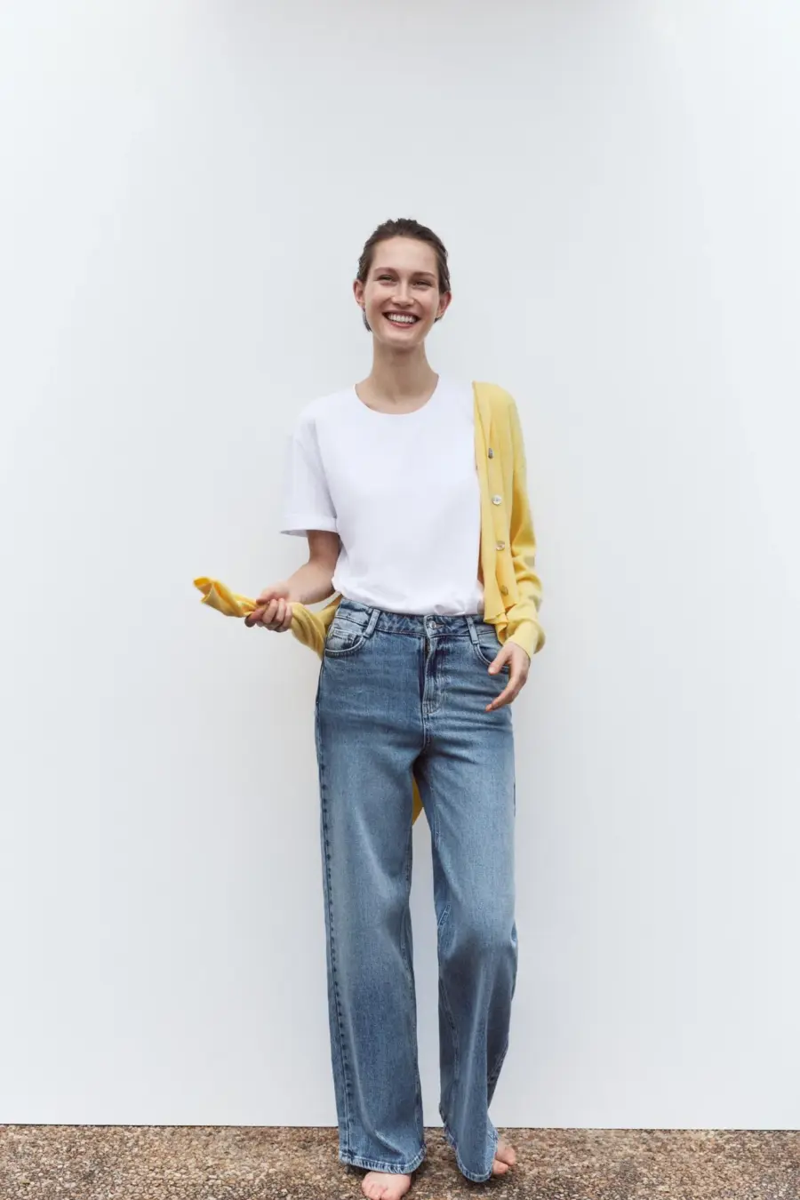 Z1975 WIDE-LEG HIGH-WAIST LONG LENGTH JEANS