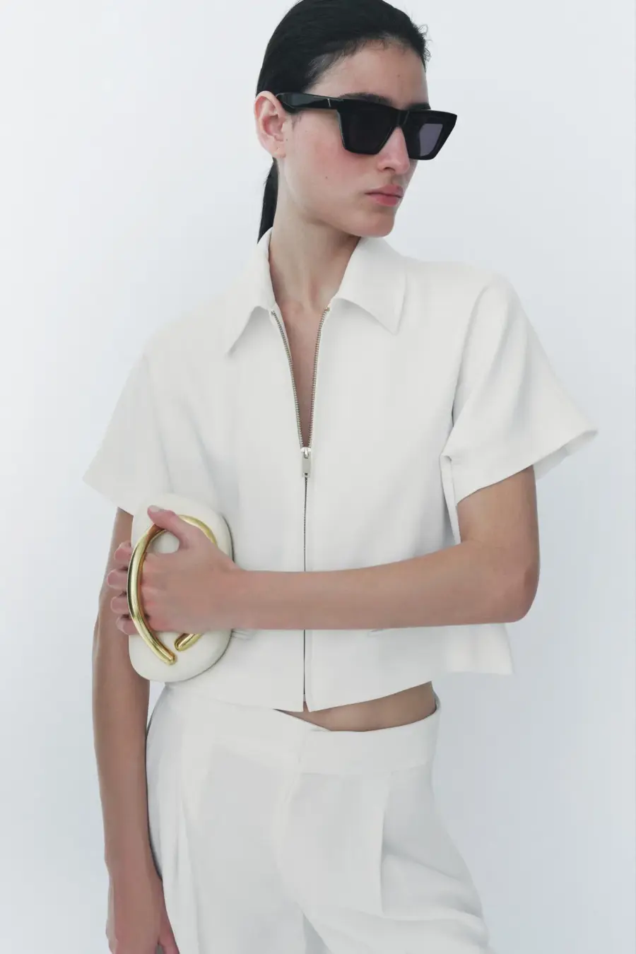 ZW COLLECTION CROPPED JACKET