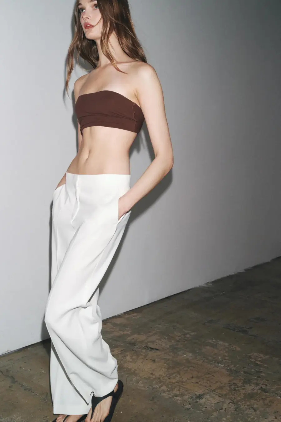 ZW COLLECTION WIDE-LEG TROUSERS
