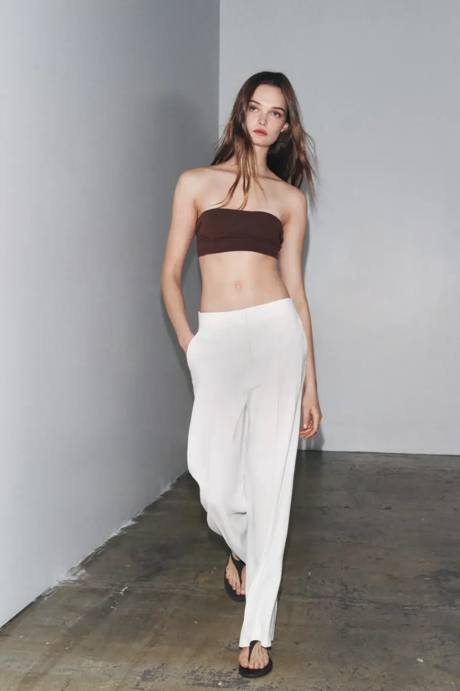 ZW COLLECTION WIDE-LEG TROUSERS