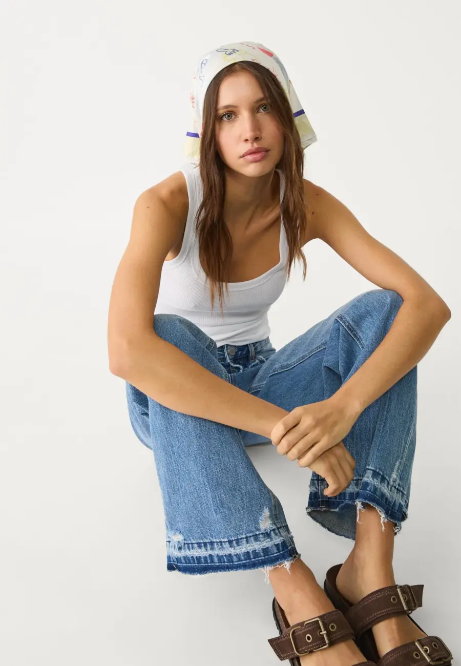 D92 jeans regular wide