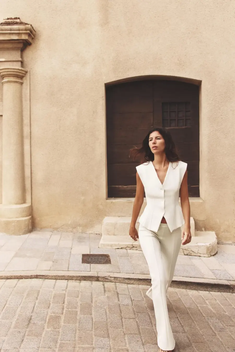 INTERLOCK FLARE TROUSERS