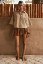 WIDE SHORT SLEEVE SHIRT