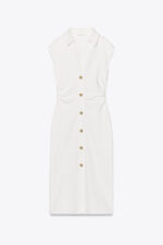 PIQUÉ SHIRT DRESS