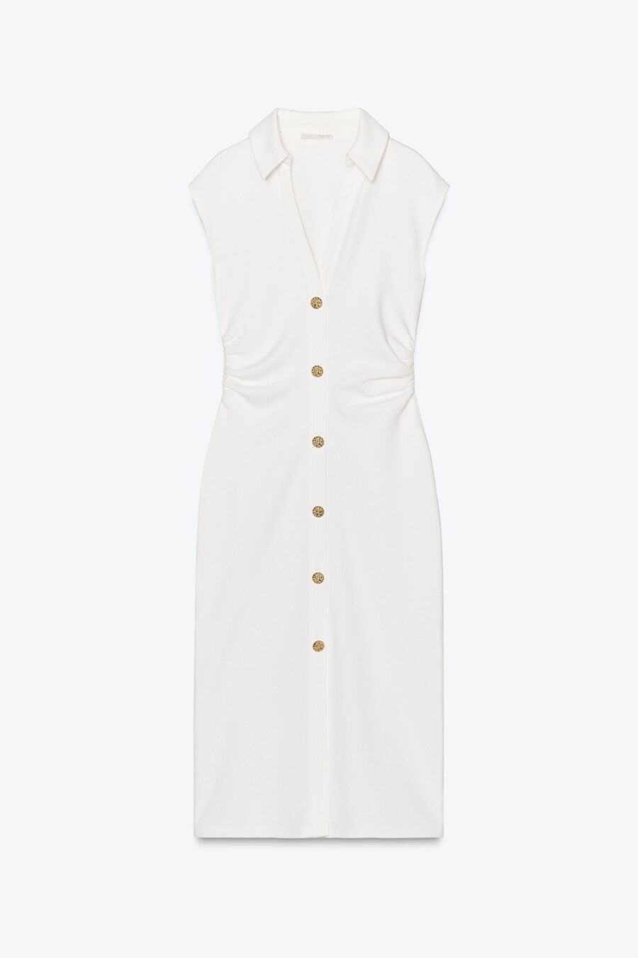 PIQUÉ SHIRT DRESS