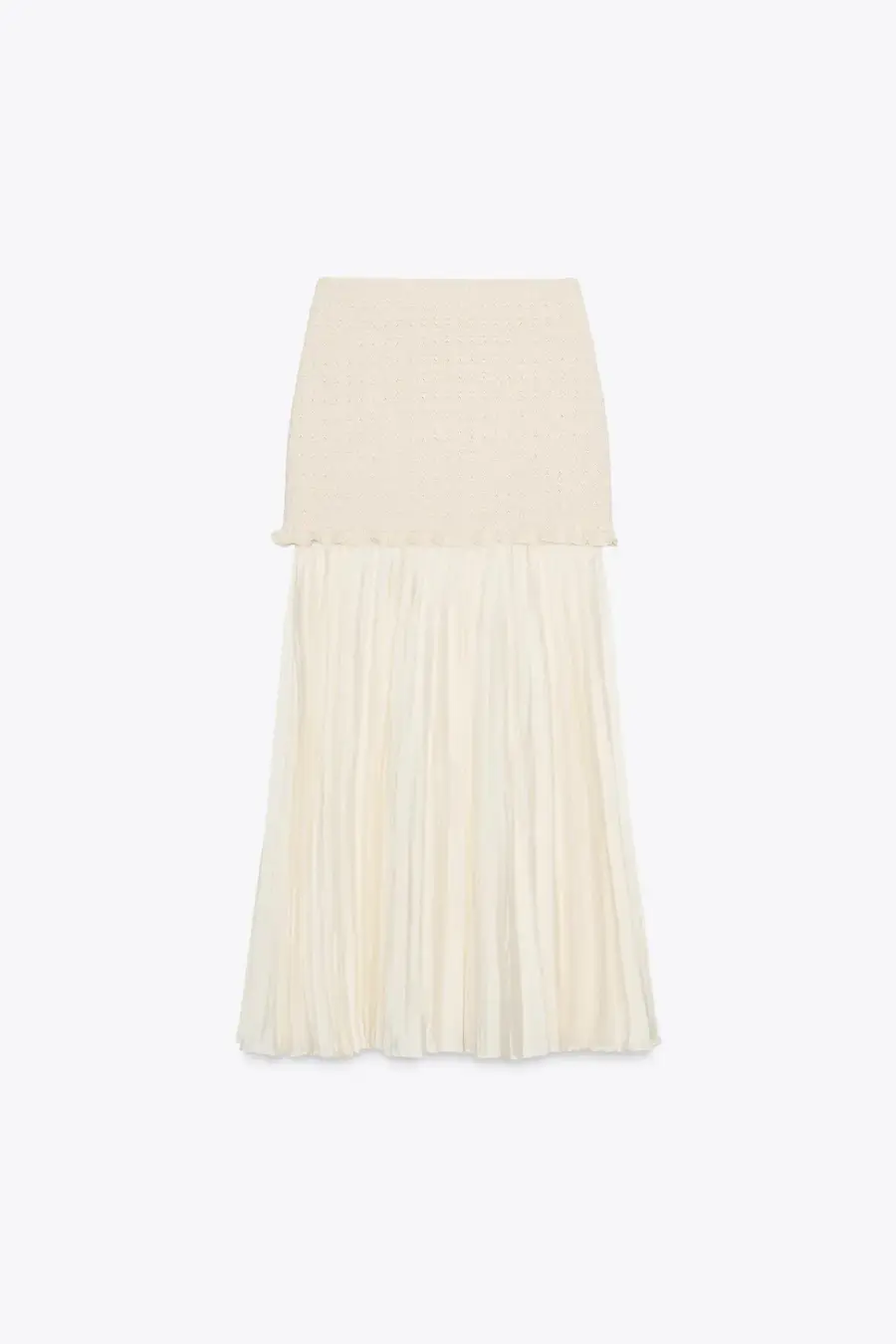COMBINED KNIT SKIRT