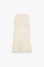 COMBINED KNIT SKIRT