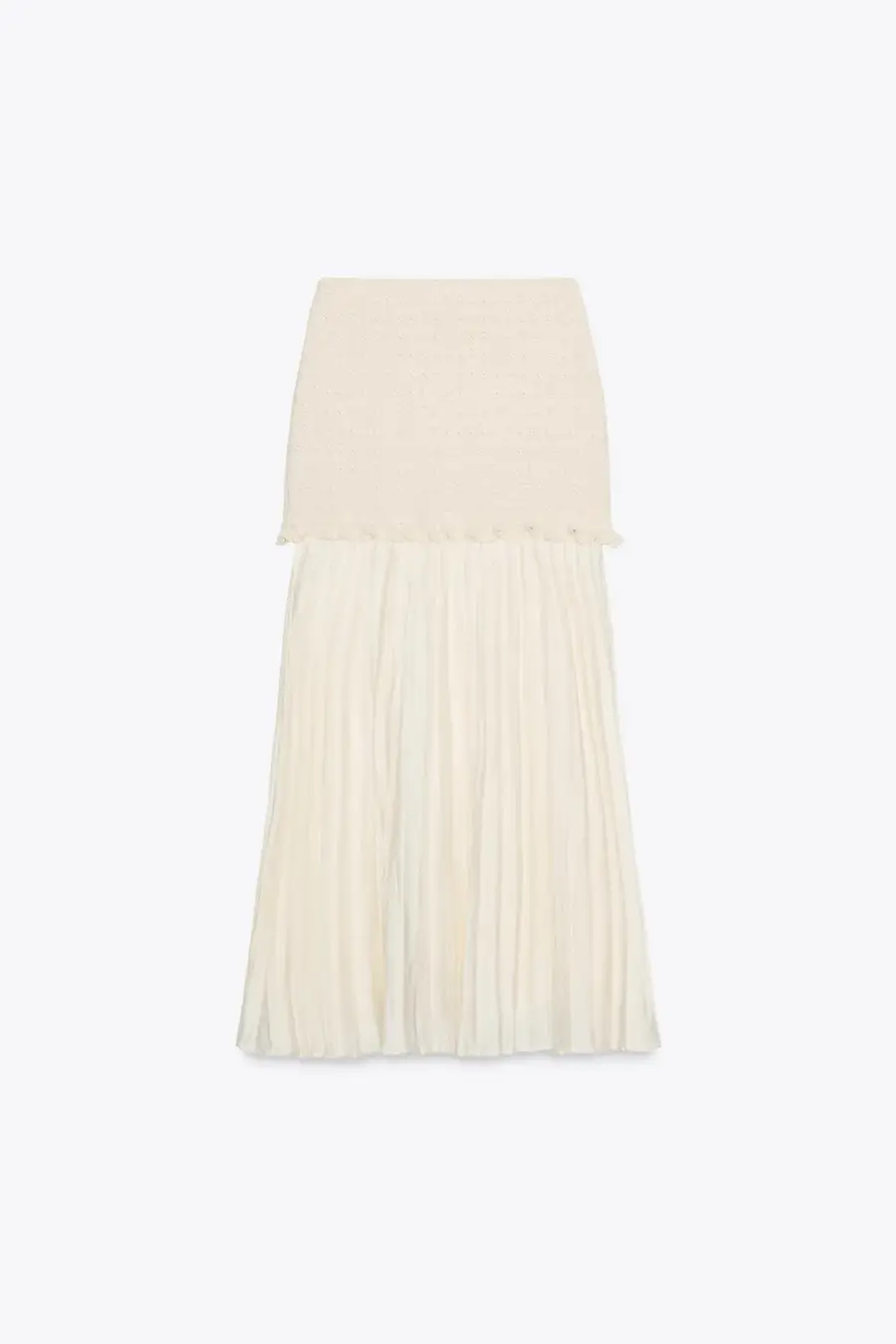 COMBINED KNIT SKIRT