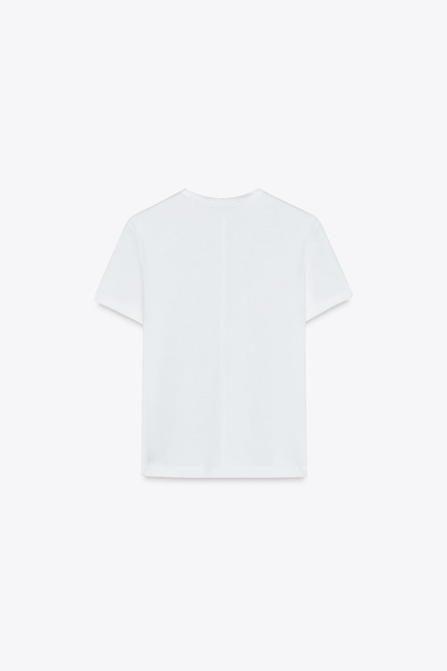 BACK SEAMED T-SHIRT