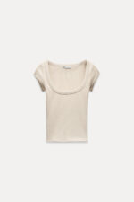 RRIB ROUND NECK SHIRT