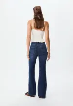 Slit fit flared jeans