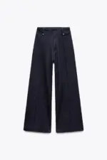 ZW COLLECTION WIDE-LEG HIGH-WAIST JEANS