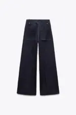 ZW COLLECTION WIDE-LEG HIGH-WAIST JEANS