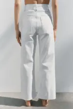 ZW COLLECTION WIDE-LEG HIGH-WAIST JEANS