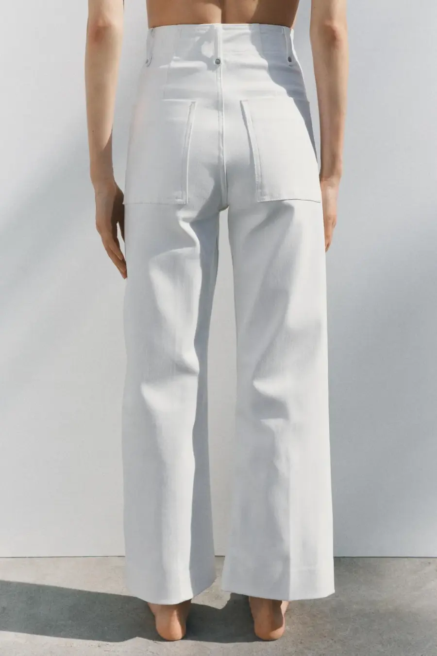 ZW COLLECTION WIDE-LEG HIGH-WAIST JEANS