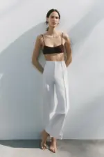 ZW COLLECTION WIDE-LEG HIGH-WAIST JEANS