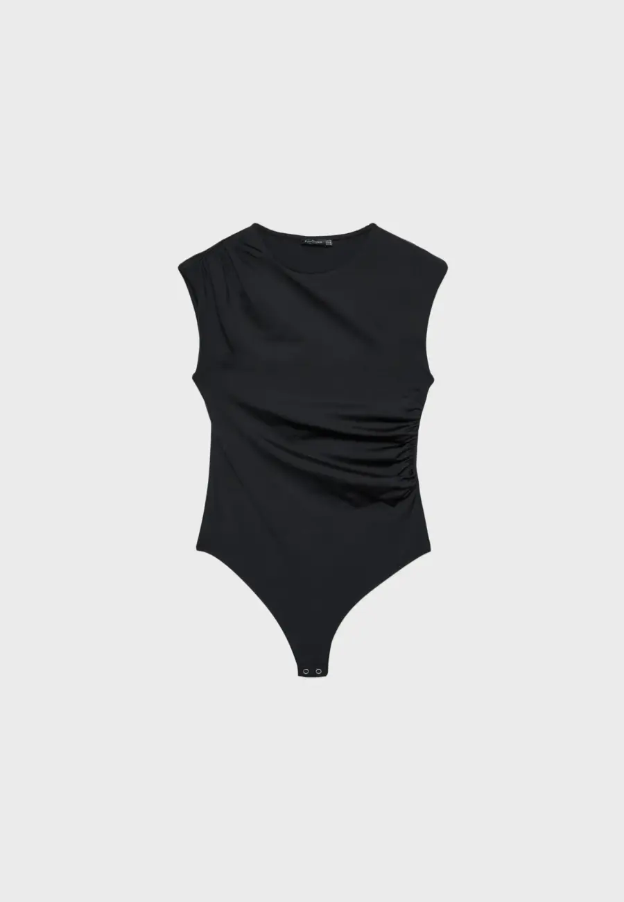 Gathered bodysuit