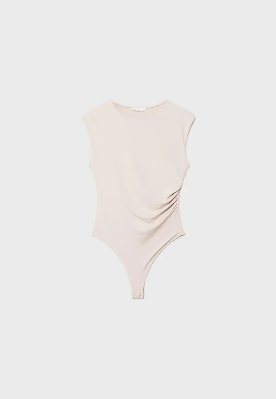 Gathered bodysuit