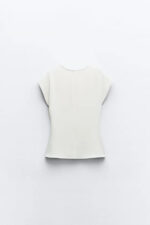 Crepe top with knot