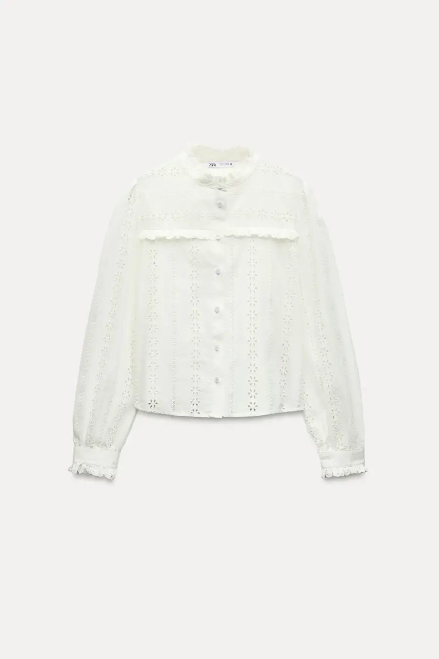 SHIRT WITH OPENWORK EMBROIDERY