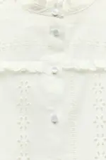 SHIRT WITH OPENWORK EMBROIDERY