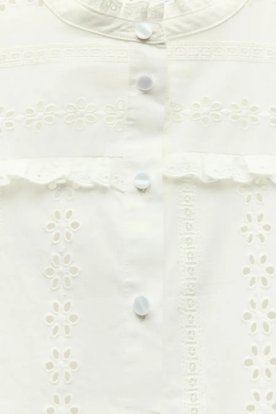 SHIRT WITH OPENWORK EMBROIDERY