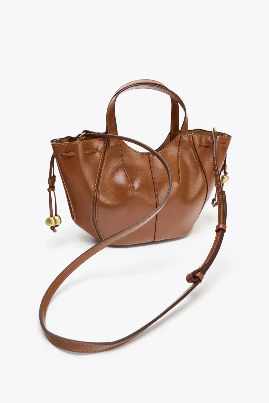 BEADED STRAP HANDBAG