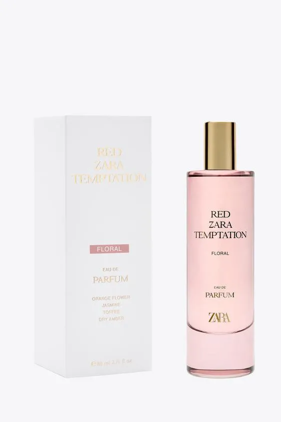 RED ZARA FLORAL TEMPTATION EDP 80ML (2.72 FL. OZ).