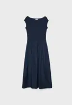 Contrasting midi dress