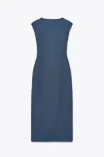 TWILL WRAP DRESS