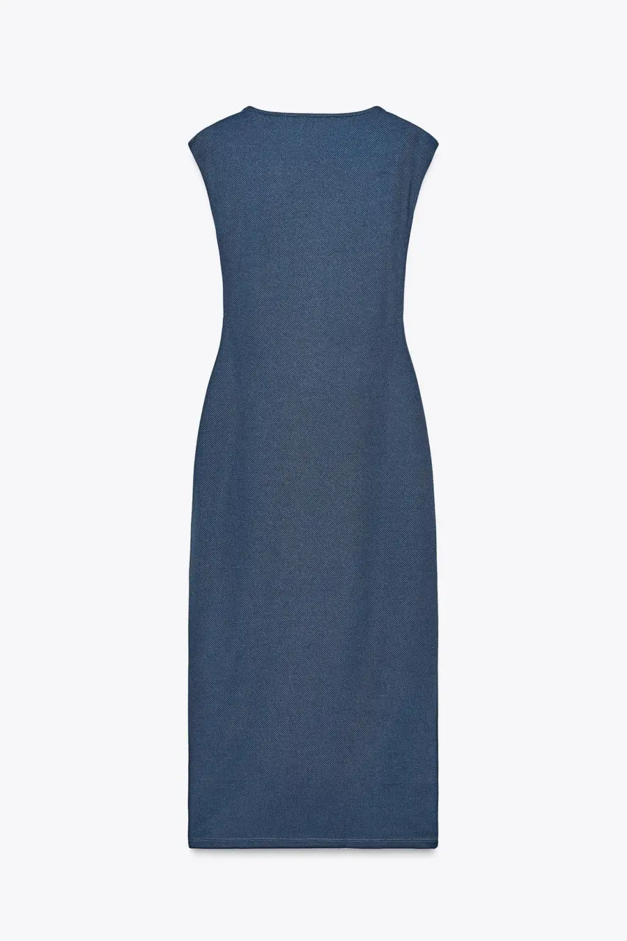 TWILL WRAP DRESS