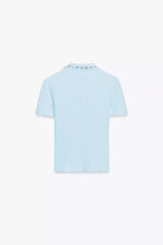 JEWEL COLLAR RIBBED POLO SHIRT