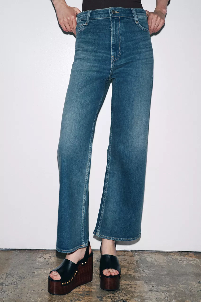 JEANS ZW COLLECTION WIDE LEG HIGH-WAIST