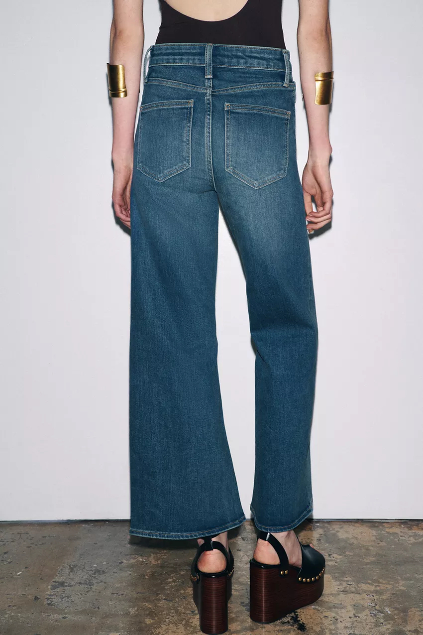 JEANS ZW COLLECTION WIDE LEG HIGH-WAIST