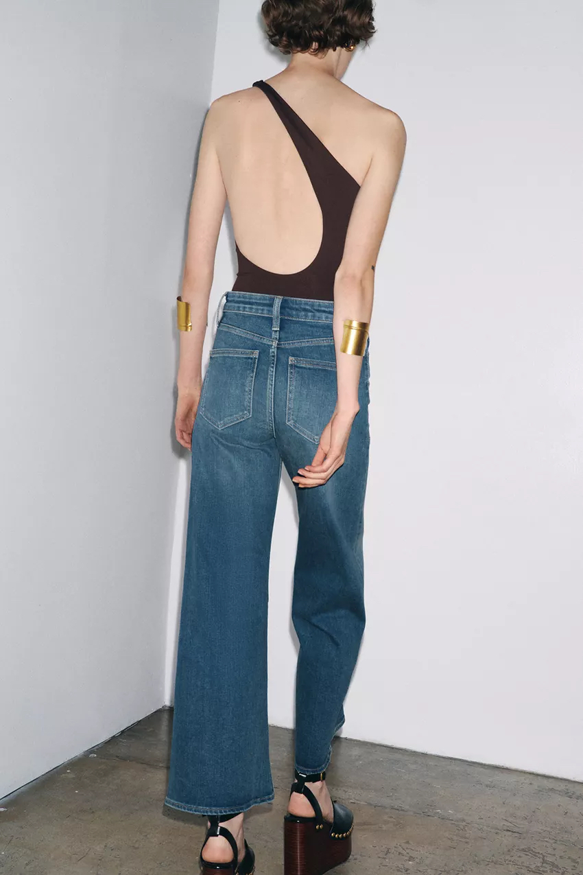 JEANS ZW COLLECTION WIDE LEG HIGH-WAIST