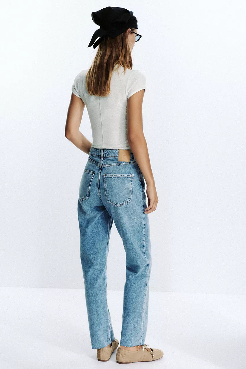 Z1975 STRAIGHT-LEG HIGH-WAIST JEANS