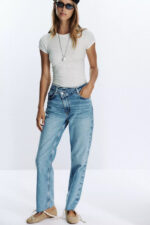 Z1975 STRAIGHT-LEG HIGH-WAIST JEANS