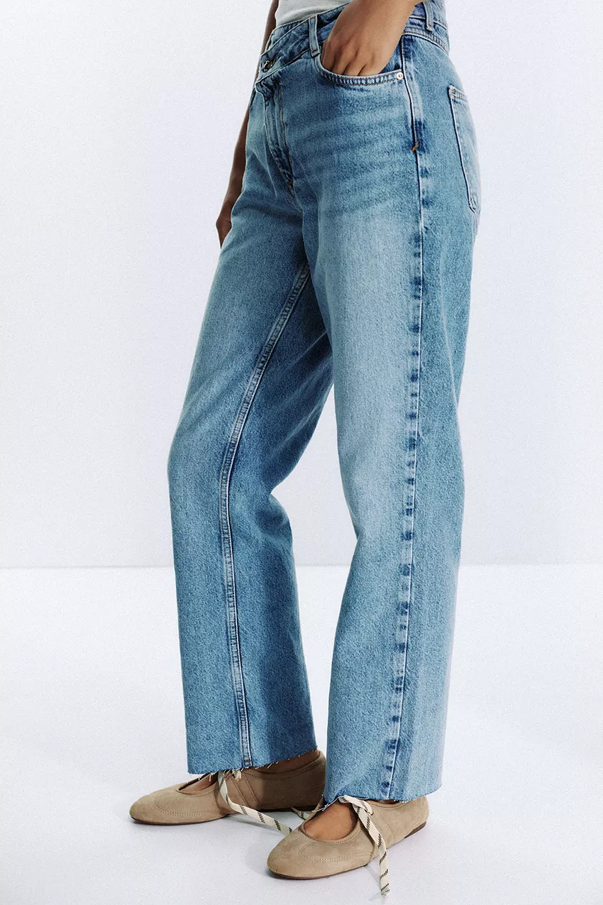 Z1975 STRAIGHT-LEG HIGH-WAIST JEANS