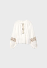 FLOWING EMBROIDERED BLOUSE