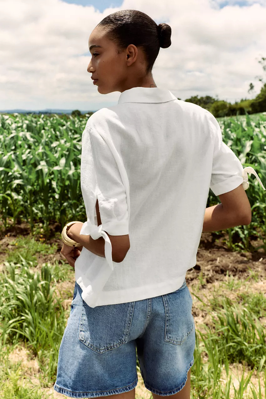 RAMIE TIE SHORT SLEEVE SHIRT