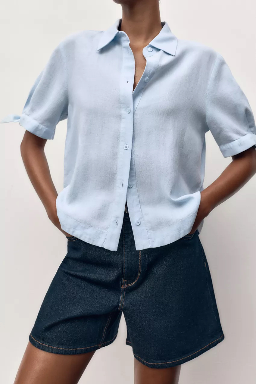 RAMIE TIE SHORT SLEEVE SHIRT