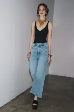 JEANS ZW COLLECTION WIDE LEG HIGH-WAIST