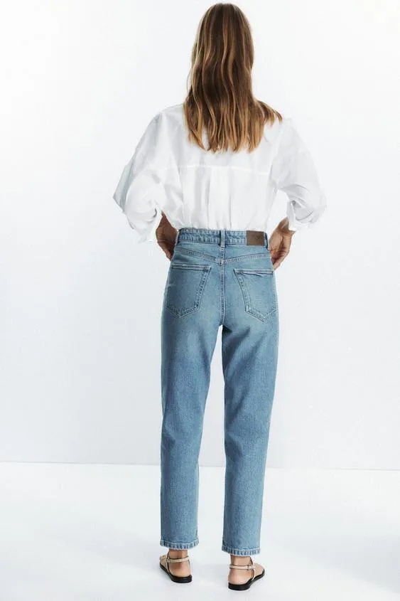 Z.01 MOM FIT COMFORT HIGH-WAIST JEANS