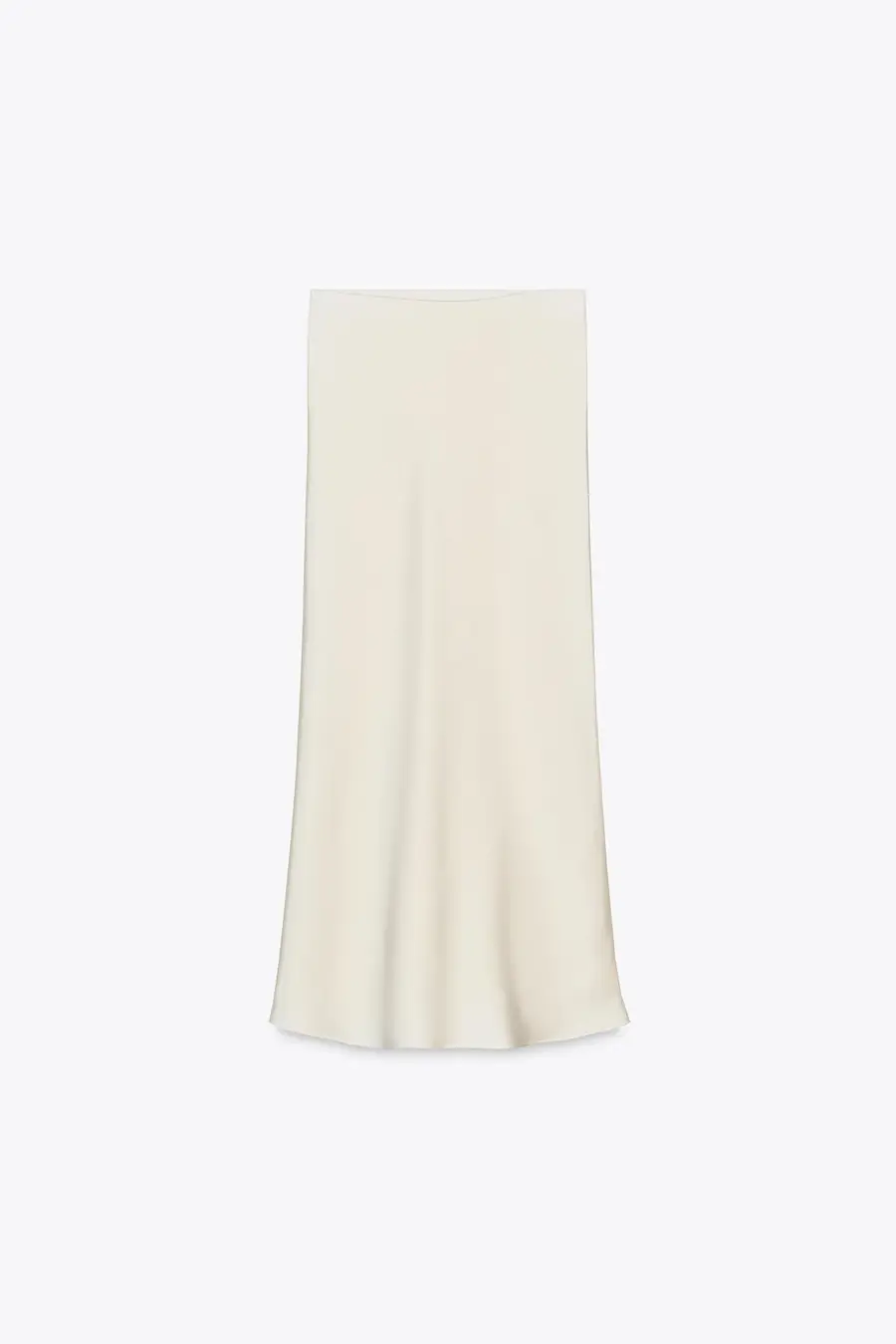 SATIN MIDI SKIRT