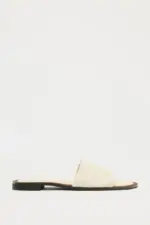 SOFT LEATHER SLIDES